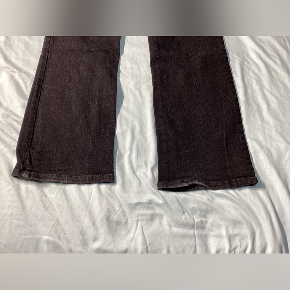 NYDJ Black Stretch Straight Leg Jeans Size 4 - Picture 5 of 9